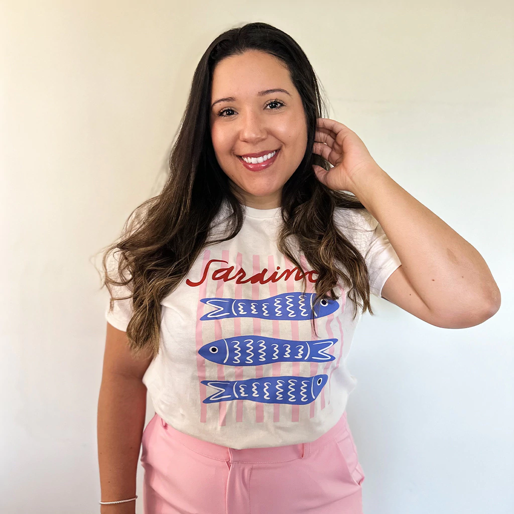 Camiseta Oversized Sardinhas Off White