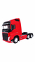 MINIATURA VOLVO FH TRUCADO 1/32 VERMELHO - loja online