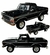 MINIATURA FORD BRONCO 1978 PRETO 1:24 MOTORMAX