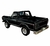 MINIATURA FORD BRONCO 1978 PRETO 1:24 MOTORMAX - MS MINIATURAS DIECAST