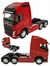 MINIATURA VOLVO FH TRUCADO 1/32 VERMELHO