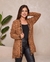 Casaco Franja Paty Mousse - Chicca Tricot