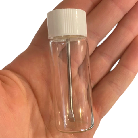 CONTENEDOR VIDRIO CON PALITA