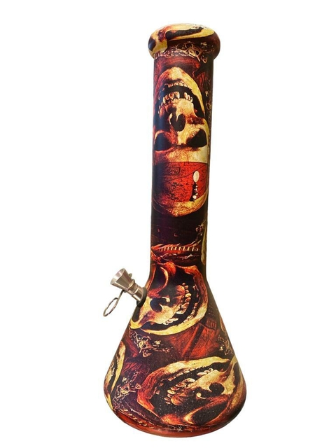 BONG VIDRIO DIBUJOS 2 30CM