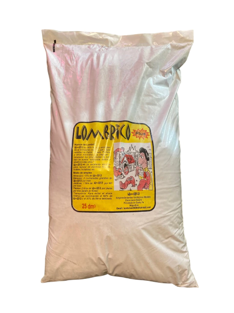 HUMUS DE LOMBRIZ LOMBRICO 25DM3