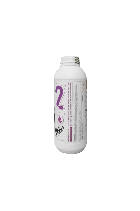 HIDRO NUTRIENTS HIDRO MICRO N2 HIDROPONIA BIOPROYECT 1L