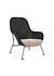 Poltrona Espera 36306 - Tela Mimic - Estrutura Preta - Linha Raya - Cadeiras Cavaletti