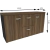 Armário Baixo de 02 Portas e 02 Gavetas Para Pasta Suspensa - 1353mm x 425mm x 740mm Dal Prá na internet