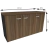 Armário Baixo de 03 Portas - 1353mm x 425mm x 740mm Dal Prá na internet
