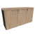 Armário Baixo de 03 Portas - 1353mm x 425mm x 740mm Dal Prá - Chapecó Equipamentos para Escritório