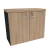 Armário Baixo de 2 Portas - 805mm x 425mm x 740mm Dal Prá - Chapecó Equipamentos para Escritório
