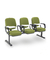 Conjunto cadeira auditório longarina 4005 UE 3 L Prancheta Escamoteável - Linha Start - Cavaletti