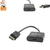 CB0277SK - Conversor Displayport Para HDMI Fêmea 23 Centímetros Preto AT-DP-HD