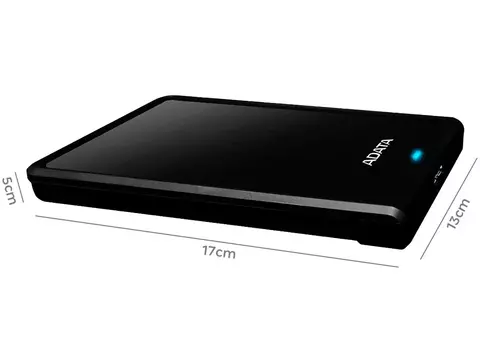 HD Externo 1TB ADATA AHV620S-1TU31-CBK - USB 3.1