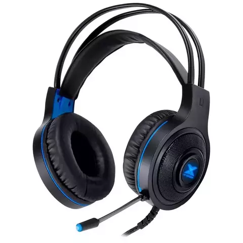 Headset Gamer Vinik VX Gaming Lugh, LED Azul, Drivers 40mm, Preto e Azul - 31538