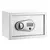 Cofre Eletrônico Multilaser, Painel Eletrônico LED, com Duas Chaves de Segurança, Branco - OF008