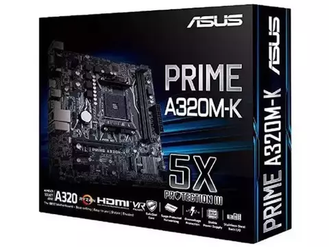 Placa Mãe Asus A320M-K/BR AMD AM4 DDR4 - Micro ATX