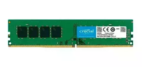Memoria crucial 8gb 1x8 2400mhz ddr4, ct8g4dfs824a