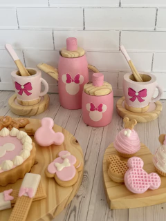 Juego de Té temático Minnie de Madera