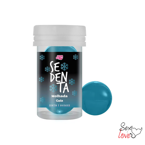 Bolinha Sedenta Molhada Gela
