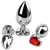 Plug Anal Coração Metal - Pequeno - comprar online