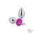 Plug Anal Redondo Metal - Grande