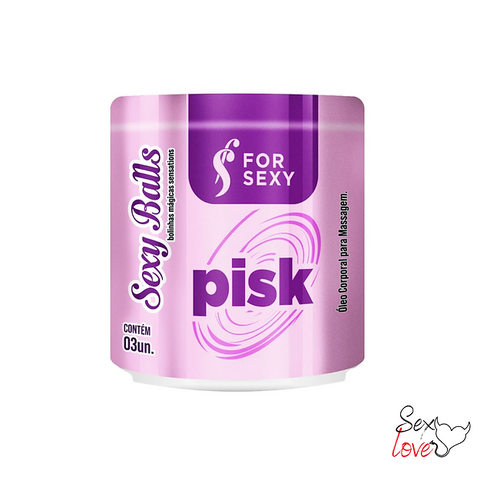 Bolinha Funcional Sexy Balls Pisk - Anéstésico anal