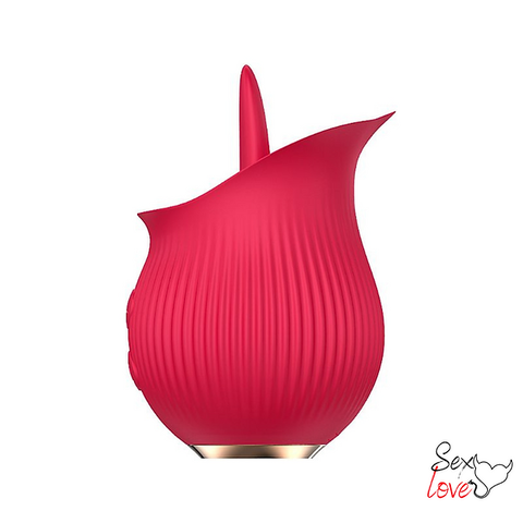 Rosa Estimuladora de Clitóris com Língua Julia - USB