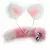 Kit Plug Anal Rabo com Tiara