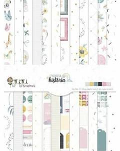 Bloco A5 - Coleção Nossa História - JuJu Scrapbook