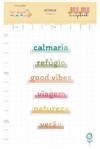 Acrílico Calmaria - Coleção Lar Doce Mar | JuJu Scrapbook - comprar online