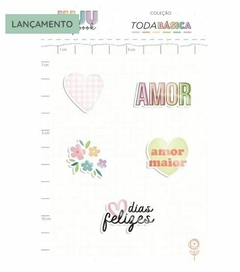 Enfeite Acrílico Dias Felizes- Coleção Toda Básica | JuJu Scrapbook