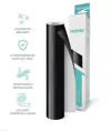 Adesivo Vinil Brilho Preto Absoluto Mimo - 23 cm x 2,5 m