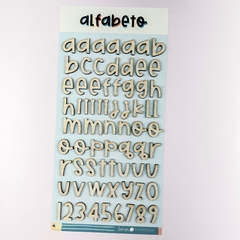 Cartela Alfabeto | Scrapbook Is A Lifestyle | Lemon Scrapbook - comprar online