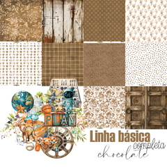 Papel Básico Chocolate Coleção PLAY – Carina Sartor