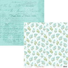 Kit de papéis Set Básicas Turquoise 30,5x30,5cm, 5 Folhas - Coleção Colorful - Carina Sartor - loja online