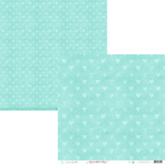 Imagem do Kit de papéis Set Básicas Turquoise 30,5x30,5cm, 5 Folhas - Coleção Colorful - Carina Sartor