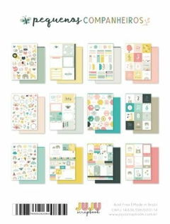 Bloco A4, 24 Folhas - Coleção Pequenos Companheiros - JuJu Scrapbook - comprar online