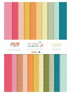 Bloco A5 - Coleção Lar doce Mar | JuJu Scrapbook - comprar online