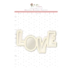 Shaker Chipboard Love Cartas Para Você - Juju Scrapbook