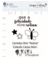 Carimbo Mini Rotina - Coleção Carpe Diem - Juju Scrapbook