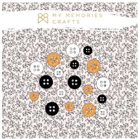 Botões Miúdos Coleção Minhas Celebrações - My Memories Crafts