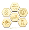 Kit de Madeiras Hexagonais Coleção My Country Life - My Memories Crafts