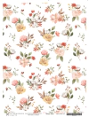 Papel Vegetal A4 Flores Coleção Minhas Férias - My Memories Crafts