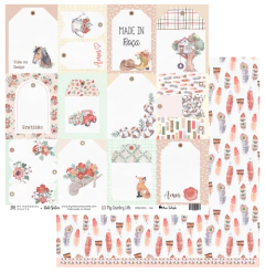 Kit de papéis 30,5x30,5cm, 6 Folhas - Coleção My Country Life - My Memories Crafts - loja online