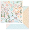 Kit de Papel 30,5 X 30,05 com 6 folhas - Coleção Minhas Estações - My Memories Crafts