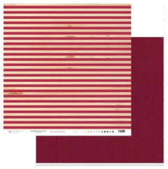 Folha para Scrapbook Coleção My Essentials Marsala - My Memories Crafts