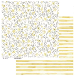 Folha para Scrapbook Coleção My Flower Amarelo - My Memories Crafts