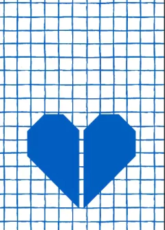 Transparência GRID Azul Coleção Simples Assim - IT LOV - comprar online