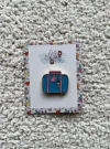 Pin Mala Azul - Coleção Chloe e Lilly- Fabi Paliares